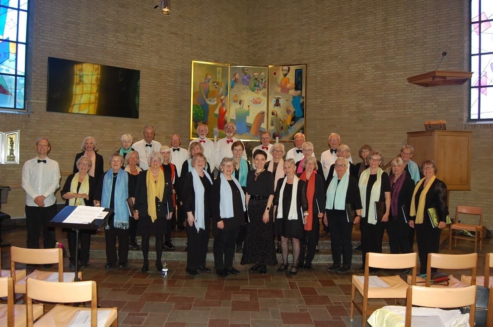 Lyngby Seniorkor i Sorgenfri Kirke maj 2025.